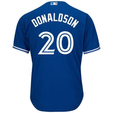 Load image into Gallery viewer, Josh Donaldson Toronto Blue Jays Majestic Cool Base Player Jersey - Royal