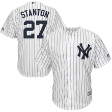 Load image into Gallery viewer, Giancarlo Stanton New York Yankees Majestic Cool Base Replica Player Jersey - White