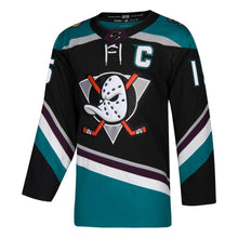 Load image into Gallery viewer, Ryan Getzlaf Anaheim Ducks adidas Alternate Player Jersey - Black/Teal
