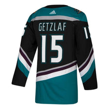 Load image into Gallery viewer, Ryan Getzlaf Anaheim Ducks adidas Alternate Player Jersey - Black/Teal