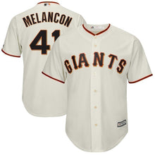 Load image into Gallery viewer, Mark Melancon San Francisco Giants Majestic Cool Base Alternate Player Jersey - Cream