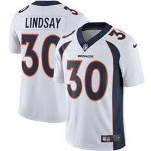 Load image into Gallery viewer, Phillip Lindsay Denver Broncos Nike Vapor Limited Jersey - White