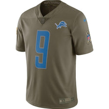 Load image into Gallery viewer, Matthew Stafford Detroit Lions Nike Salute To Service Limited Jersey - Olive