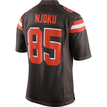Load image into Gallery viewer, David Njoku Cleveland Browns Nike Game Jersey - Brown