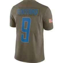 Load image into Gallery viewer, Matthew Stafford Detroit Lions Nike Salute To Service Limited Jersey - Olive