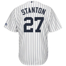 Load image into Gallery viewer, Giancarlo Stanton New York Yankees Majestic Cool Base Replica Player Jersey - White