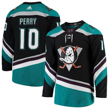 Load image into Gallery viewer, Corey Perry Anaheim Ducks adidas Alternate Player Jersey - Black