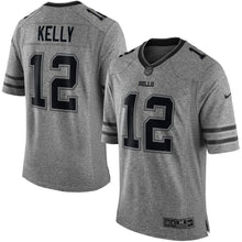 Load image into Gallery viewer, Jim Kelly Buffalo Bills Nike Gridiron Gray Limited Jersey - Gray