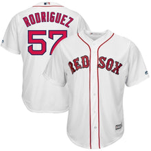 Load image into Gallery viewer, Eduardo Rodriguez Boston Red Sox Majestic Home Cool Base Replica Player Jersey - White