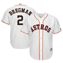 Load image into Gallery viewer, Alex Bregman Houston Astros Majestic Home Official Cool Base Player Replica Jersey - White