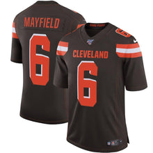 Load image into Gallery viewer, Baker Mayfield Cleveland Browns Nike NFL 100 Vapor Limited Jersey - Brown