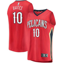 Load image into Gallery viewer, Jaxson Hayes New Orleans Pelicans Fanatics Branded Fast Break Jersey Red - Statement Edition