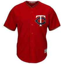 Load image into Gallery viewer, Minnesota Twins Majestic Official Cool Base Jersey - Scarlet