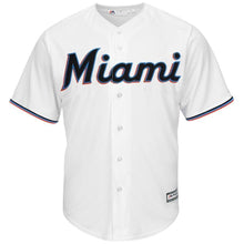 Load image into Gallery viewer, Miami Marlins Majestic Home 2019 Official Cool Base Team Jersey - White