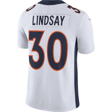 Load image into Gallery viewer, Phillip Lindsay Denver Broncos Nike Vapor Limited Jersey - White