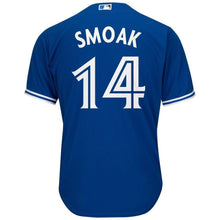 Load image into Gallery viewer, Justin Smoak Toronto Blue Jays Majestic Alternate Cool Base Replica Player Jersey - Royal
