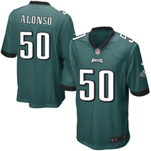 Load image into Gallery viewer, Kiko Alonso Philadelphia Eagles Nike Game Jersey - Midnight Green