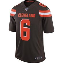 Load image into Gallery viewer, Baker Mayfield Cleveland Browns Nike NFL 100 Vapor Limited Jersey - Brown