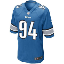 Load image into Gallery viewer, Ezekiel Ansah Detroit Lions Nike Game Jersey - Light Blue