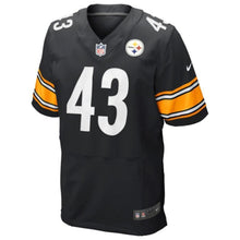Load image into Gallery viewer, Troy Polamalu Pittsburgh Steelers Nike Elite Jersey - Black