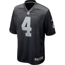 Load image into Gallery viewer, Derek Carr Oakland Raiders Nike Game Jersey - Black