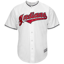 Load image into Gallery viewer, Tyler Naquin Cleveland Indians Majestic Home Cool Base Jersey - White