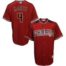 Load image into Gallery viewer, Ketel Marte Arizona Diamondbacks Majestic Alternate Official Cool Base Player Jersey - Red/Black