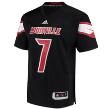 Load image into Gallery viewer, Louisville Cardinals adidas Premier Football Jersey - Black