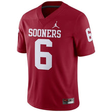 Load image into Gallery viewer, Baker Mayfield Oklahoma Sooners Jordan Brand Alumni Player Jersey - Crimson