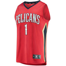 Load image into Gallery viewer, Zion Williamson New Orleans Pelicans Fanatics Branded 2019 NBA Draft First Round Pick Fast Break Jersey Red - Statement Edition