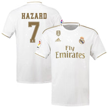Load image into Gallery viewer, Eden Hazard Real Madrid Home Soccer Jersey 2019-20 Jersey – White