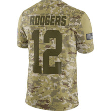 Load image into Gallery viewer, Aaron Rodgers Green Bay Packers Nike Salute to Service Limited Jersey - Camo
