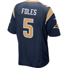 Load image into Gallery viewer, Nick Foles Los Angeles Rams Nike Game Jersey - Navy