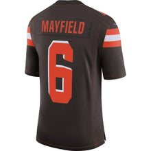 Load image into Gallery viewer, Baker Mayfield Cleveland Browns Nike NFL 100 Vapor Limited Jersey - Brown