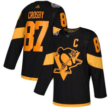 Load image into Gallery viewer, Sidney Crosby Pittsburgh Penguins adidas 2019 NHL Stadium Series Player Jersey - Black