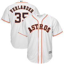 Load image into Gallery viewer, Justin Verlander Houston Astros Majestic Home Cool Base Player Jersey - White