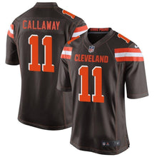 Load image into Gallery viewer, Antonio Callaway Cleveland Browns Nike Player Game Jersey - Brown