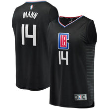 Load image into Gallery viewer, Terance Mann LA Clippers Fanatics Branded Fast Break Replica Player Jersey Black - Statement Edition