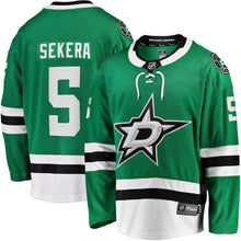Load image into Gallery viewer, Andrej Sekera Dallas Stars Fanatics Branded Breakaway Home Player Jersey - Kelly Green