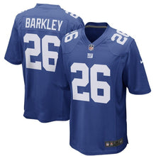 Load image into Gallery viewer, Saquon Barkley New York Giants Nike Game Jersey – Royal