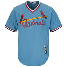 Load image into Gallery viewer, Enos Slaughter St. Louis Cardinals Majestic Cooperstown Collection Cool Base Player Jersey – Light Blue/White