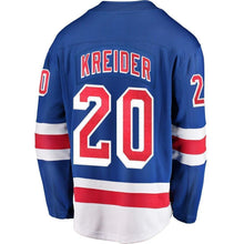 Load image into Gallery viewer, Chris Kreider New York Rangers Fanatics Branded Home Breakaway Player Jersey - Blue