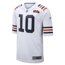 Load image into Gallery viewer, Mitchell Trubisky Chicago Bears Nike 2019 100th Season Alternate Classic Player Game Jersey - White