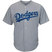 Load image into Gallery viewer, Cody Bellinger Los Angeles Dodgers Majestic Cool Base Player Replica Jersey - Gray