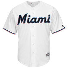 Load image into Gallery viewer, Starlin Castro Miami Marlins Majestic Home 2019 Cool Base Player Jersey - White
