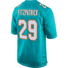 Load image into Gallery viewer, Minkah Fitzpatrick Miami Dolphins Nike Game Jersey - Aqua