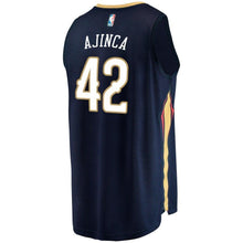 Load image into Gallery viewer, Alexis Ajinca New Orleans Pelicans Fanatics Branded Fast Break Player Jersey - Icon Edition - Navy