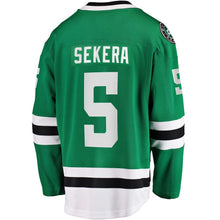 Load image into Gallery viewer, Andrej Sekera Dallas Stars Fanatics Branded Breakaway Home Player Jersey - Kelly Green