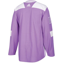 Load image into Gallery viewer, Toronto Maple Leafs adidas 2018 Hockey Fights Cancer Blank Practice Jersey - Purple