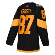 Load image into Gallery viewer, Sidney Crosby Pittsburgh Penguins adidas 2019 NHL Stadium Series Player Jersey - Black